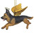 4" Flying German Shepherd Dog Angel Christmas Ornament - IMAGE 3