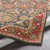 8' x 11' Persian Floral Red and Black Rectangular Hand Tufted Wool Area Throw Rug - IMAGE 4