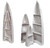 Set of 3 White Sunset Trading Cottage Shelves 77" - IMAGE 3