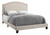 85.75" Beige Transitional Rectangular Bed Frame - Queen Size - IMAGE 1