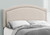 85.75" Beige Transitional Rectangular Bed Frame - Queen Size - IMAGE 2