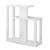 34" White Contemporary Stepped Rectangular Accent Table - IMAGE 1