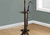 71" Cherry Brown Traditional Coat Rack with Umbrella Holder - IMAGE 2