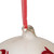 6" Red and White Merry Christmas Glass Ball Ornament - IMAGE 5