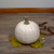 8.5” Cream White Pumpkin Fall Harvest Table Top Decoration - IMAGE 3