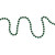 Shiny Metallic Beaded Christmas Garland - 15' x .25" - Emerald Green - Unlit - IMAGE 5