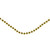 Metallic Beaded Commercial Christmas Garland - 66' x .15" - Gold - Unlit - IMAGE 1