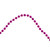 Shiny Metallic Beaded Christmas Garland - 15' x .25" - Pink - Unlit - IMAGE 5