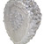 4" Silver Glittered Half Pine Cone Glass Christmas Ornament - IMAGE 5