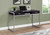 48" Brown and Silver Contemporary Computer Desk - IMAGE 4