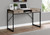 48" Brown and Black Contemporary Computer Desk - IMAGE 4