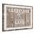 Brown and White Christmas Candy Cane Lane Wrapped Rectangular Wall Art Decor 30" x 40" - IMAGE 3