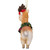 4.5" White and Red Llama Wearing a Wreath Christmas Ornament - IMAGE 5