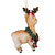 4.5" White and Red Llama Wearing a Wreath Christmas Ornament - IMAGE 3