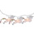 10 Count Unicorn Summer Novelty String Lights, 6 ft White Wire - IMAGE 1