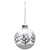 Winter Forest Christmas Glass Ball Ornaments - 3.25" (80mm) - 4ct - IMAGE 2