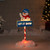 Lighted Snowman 'LET IT SNOW' Outdoor Christmas Lawn Stake Sign -28.5" - Clear Lights - IMAGE 1