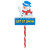 28.5" Lighted Snowman 'LET IT SNOW' Christmas Lawn Stake - Clear Lights - IMAGE 1