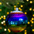 Vibrantly Colored Shiny Sequin Rainbow Hanging Christmas Ball Ornament 4.75" (120mm) - IMAGE 2