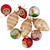 Retro Reflector 2-Finish Christmas Glass Ornaments - 3.5" - Gold and Red - 9ct - IMAGE 3