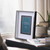 Rectangular Gallery Picture Frame - for 5" x 7" Photo - 10" - Silver and White - IMAGE 2
