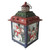 Green, Red and Blue Snowman Christmas Candle Lantern 11" - IMAGE 1