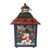 Green, Red and Blue Snowman Christmas Candle Lantern 11" - IMAGE 2