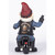 Biker Gnome Peace Sign Outdoor Garden Statue - 9.25" - IMAGE 6