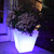 Remote Controlled Portable LED Illuminated Color Changing Fiji Ice Bucket and Planter - 16" - IMAGE 2