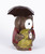 10" Mother and Baby Owl Under Umbrella Outdoor Garden Statue - IMAGE 3