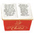 First Communion Box with the Bible Verses - 3" - Red and Gold - IMAGE 1