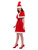 Red and White Miss Santa Adult Women Christmas Costume - Medium - IMAGE 2