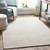 8’ x 10’ Gray and Cream Hand Tufted Wool Rectangular Area Throw Rug - IMAGE 2