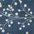 12' x 15' Floral Blue and Beige Rectangular Area Throw Rug