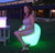 26" Ibiza Remote Controlled Portable LED Illuminated Color Changing Chair - IMAGE 2