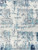 7.75' x 10.25' Distressed Gray and Blue Rectangular Area Throw Rug - IMAGE 1