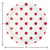 Polka Dots Disposable Paper Party Luncheon Plates - 6.75" - Red and White - Club Pack of 96 - IMAGE 2