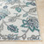 5.25' x 7.5' Blue and White Floral Rectangular Area Throw Rug - IMAGE 5