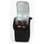 14” Black Insulated Double Bottle Wine Bag with Shoulder Strap - IMAGE 2