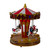 LED Lighted and Animated Horses Christmas Carousel Village Display - 11" - Red and White - IMAGE 5