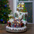17" LED Lighted and Animated Christmas Village with Moving Train - IMAGE 2