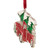 Country Pick Up Truck with European Crystals Christmas Ornament - 3.5" - Red and Green - IMAGE 3