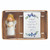 3" White and Blue "Thank Lord" Printed Angel Figurine with Blessing Card Gift Set, Pack of 2 - IMAGE 1