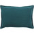 19" Calma Semplicita Asiatic Sea Blue Decorative Square Throw Pillow Cover - IMAGE 1