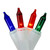 Mini LED Icicle Christmas Lights - Multicolor - 18' White Wire - 300ct - IMAGE 1