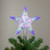 9.5" Lighted Color Changing 5 Point Star Tree Topper - White and Blue LED Lights - IMAGE 5