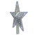 9.5" Lighted Clear Twinkling 5-Point Star Christmas Tree Topper - Clear White LED Lights - IMAGE 2