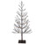 4' Pre-Lit LED Brown Artificial Christmas Tree with Icicle Lights- Clear Lights - IMAGE 1