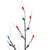 4' Pre-Lit LED Brown Artificial Christmas Tree- Multi-Colored lights - IMAGE 2