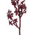35" Burgundy Beaded Artificial Christmas Spray - IMAGE 3